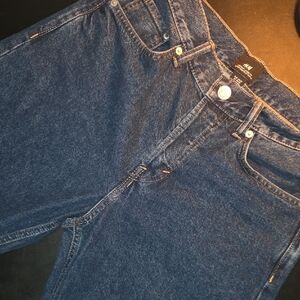 H&M Dark Blue Straight Loose Fit Jeans